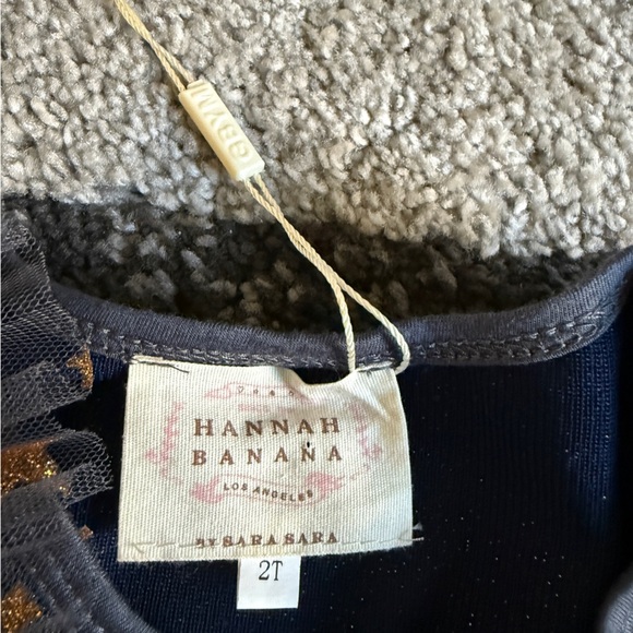 Hannah Banana Glitter Star Dress- NWT- 2T - Picture 4 of 6
